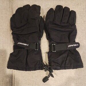 HEAD Insulated Ski Gloves Black  Mens Medium